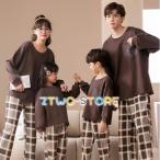 家族みんなで楽しむ！チェック柄ペアパジャマでお揃いコーデ