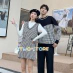 千鳥柄ペアルックセーターで、二人の絆を深めよう！