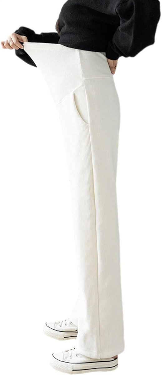 暖かさとスタイルを兼ね備えた究極のマタニティパンツ